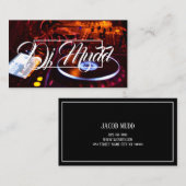 DJ Vinyl Record , Recording Studio Music Shop Visitenkarte (Vorne/Hinten)