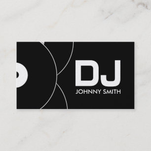 DJ-Vinyl-Schallplatten-Musik-Geschäftskarte Visitenkarte