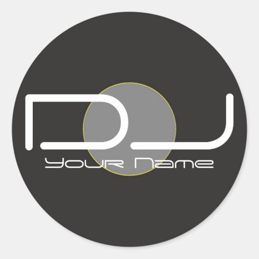 DJ Vinyl Sticker (Vorderseite)
