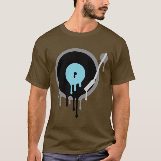 DJ Vinyl Turntable T-Shirt (Vorderseite)