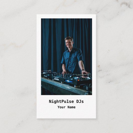 DJ VISITENKARTE (Vorderseite)