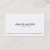 DJ VISITENKARTE (Rückseite)