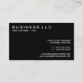 DJ VISITENKARTE (Rückseite)