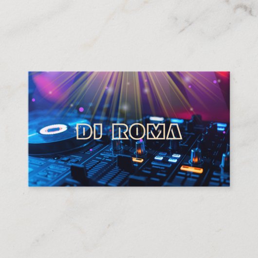 DJ VISITENKARTE (Vorderseite)