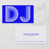 DJ VISITENKARTE (Vorne/Hinten)