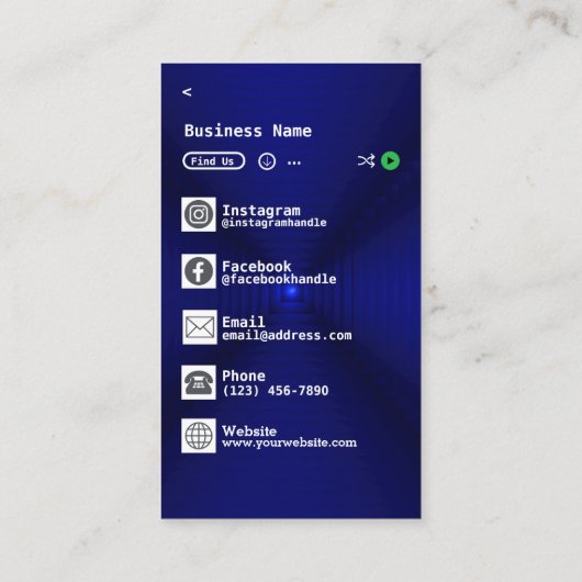 DJ VISITENKARTE (Rückseite)