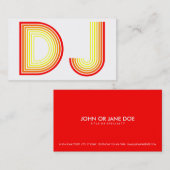 DJ VISITENKARTE (Vorne/Hinten)