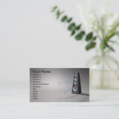 DJ VISITENKARTE (Stehend Vorderseite)