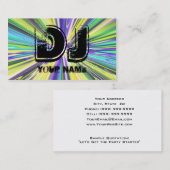 DJ VISITENKARTE (Vorne/Hinten)