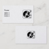 DJ VISITENKARTE (Vorne/Hinten)