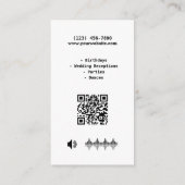 DJ VISITENKARTE (Rückseite)