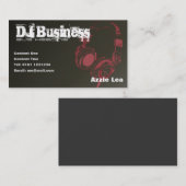 DJ-Visitenkarte [Braun] - kundengerecht Visitenkarte (Vorne/Hinten)