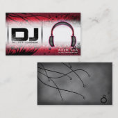 DJ-Visitenkarte - kundengerecht Visitenkarte (Vorne/Hinten)