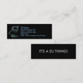 DJ-Visitenkarte Mini Visitenkarte (Vorne/Hinten)