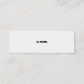 DJ-Visitenkarte Mini Visitenkarte (Rückseite)