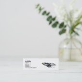 DJ-Visitenkarte Mini Visitenkarte (Stehend Vorderseite)