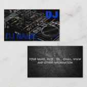 DJ-Visitenkarte Visitenkarte (Vorne/Hinten)