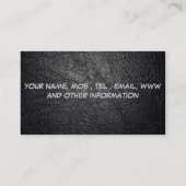 DJ-Visitenkarte Visitenkarte (Rückseite)