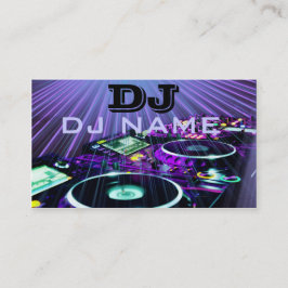 DJ-Visitenkarte Visitenkarte