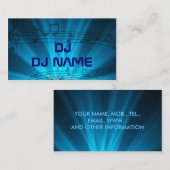 DJ-Visitenkarte Visitenkarte (Vorne/Hinten)