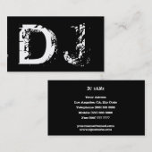 DJ-Visitenkarte Visitenkarte (Vorne/Hinten)