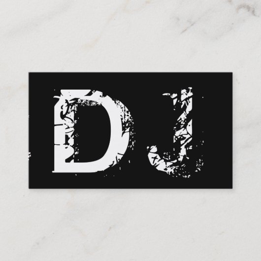 DJ-Visitenkarte Visitenkarte (Vorderseite)