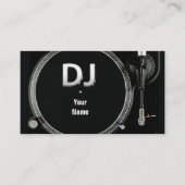 DJ-Visitenkarte Visitenkarte (Vorderseite)