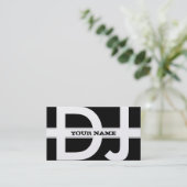 DJ-Visitenkarte Visitenkarte (Stehend Vorderseite)
