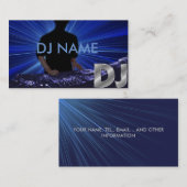 DJ-Visitenkarte Visitenkarte (Vorne/Hinten)