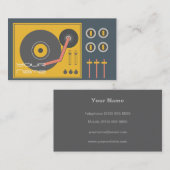 DJ-Visitenkarte Visitenkarte (Vorne/Hinten)