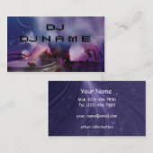 DJ-Visitenkarte Visitenkarte (Vorne/Hinten)
