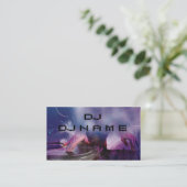 DJ-Visitenkarte Visitenkarte (Stehend Vorderseite)