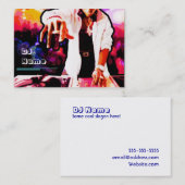 DJ-Visitenkarte Visitenkarte (Vorne/Hinten)