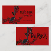 DJ-Visitenkarte Visitenkarte (Vorne/Hinten)