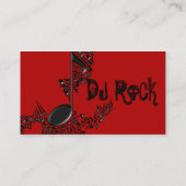 DJ-Visitenkarte Visitenkarte (Rückseite)