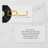 DJ-Visitenkarte Visitenkarte (Vorne/Hinten)