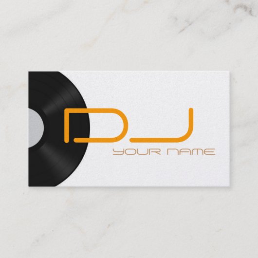 DJ-Visitenkarte Visitenkarte (Vorderseite)