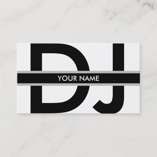 DJ-Visitenkarte Visitenkarte (Vorderseite)