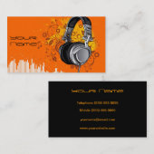 DJ-Visitenkarte Visitenkarte (Vorne/Hinten)