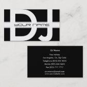 DJ-Visitenkarte Visitenkarte (Vorne/Hinten)
