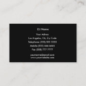 DJ-Visitenkarte Visitenkarte (Rückseite)