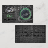 DJ-Visitenkarte Visitenkarte (Vorne/Hinten)