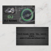 DJ-Visitenkarte Visitenkarte (Vorne/Hinten)