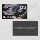 DJ-Visitenkarte Visitenkarte (Vorne/Hinten)