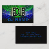 DJ-VISITENKARTE VISITENKARTE (Vorne/Hinten)