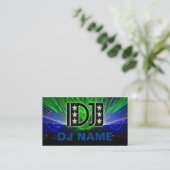 DJ-VISITENKARTE VISITENKARTE (Stehend Vorderseite)
