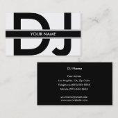 DJ-Visitenkarte Visitenkarte (Vorne/Hinten)