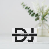 DJ-Visitenkarte Visitenkarte (Stehend Vorderseite)