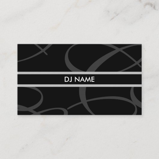 DJ-Visitenkarte Visitenkarte (Vorderseite)