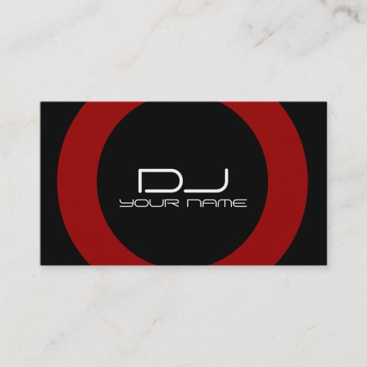 DJ-Visitenkarte Visitenkarte (Vorderseite)